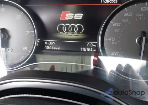 2013 Audi S6 4.0T Prestige z USA, uszkodzony, nr VIN WAUJ2BFC2DN060945